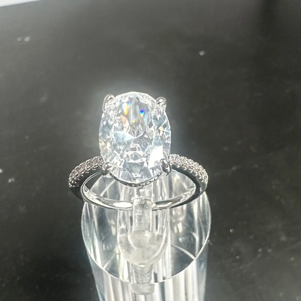 Fashion Jewelry Silver Ring Size 7
